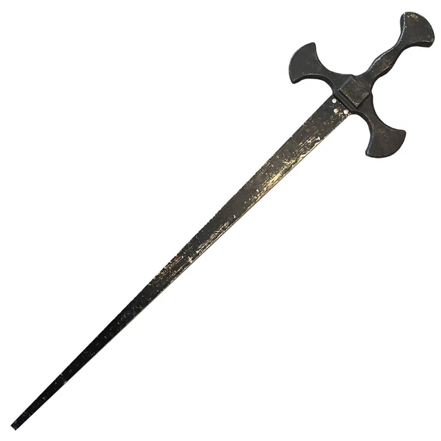 Espada de caballero bruñido para adultos decorativa 116 cm metal Ritterheim