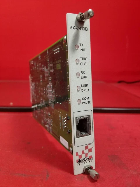 Spirent SX7410B 10/100Base-TX Ethernet SmartCard SN:T00340482