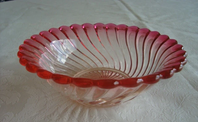 Ancienne Et Superbe Coupe Cristal Signee Baccarat