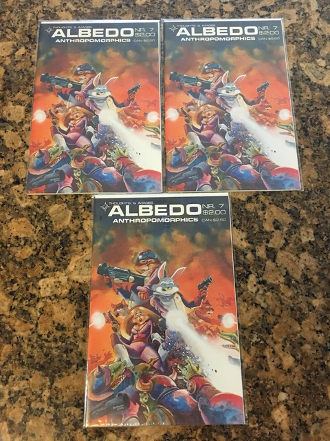 ALBEDO #7  Anthropomorphics Thoughts & Images ~ High Grade  1986 B&B