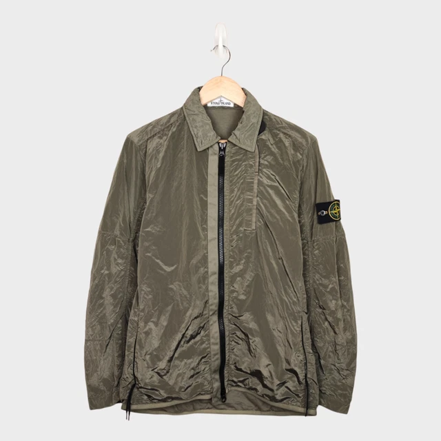 Stone island nylon deals metal overshirt olive