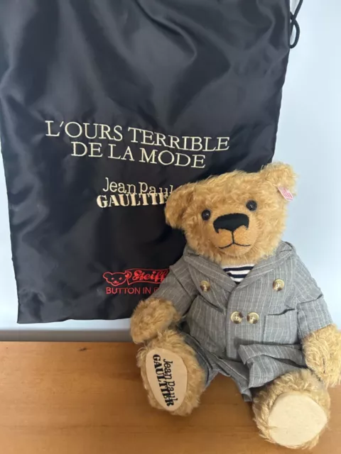 steiff limited editon jean paul gaultier bear