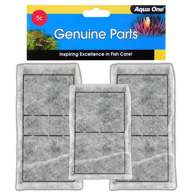 Aqua One Carbon AquaNano AquaStyle 620, 850, 980 Filter Sponge/Wool  Cartridge
