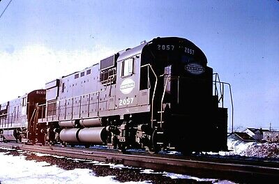 Duplicate Slide New York Central Alco C-430 #2057 Fairport, Illinois March 1968