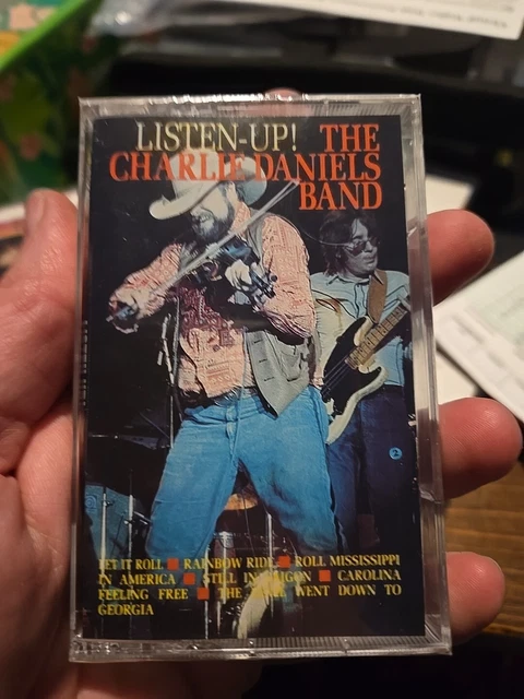 CHARLIE DANIELS - Listen Up! - CBS Records Cassette Tape TB6
