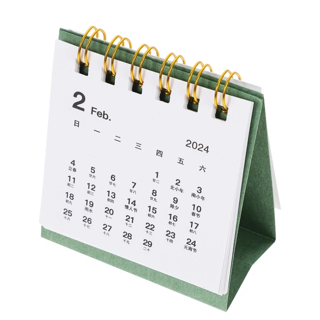 DECORATIVE DESK CALENDARS 2023 2024 Flip Calendar Standing Desk
