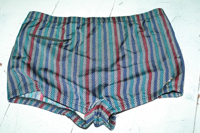 True Vintage Solar Swim Trunks 80er Size 6-8 M-L Nylon 70er 80er New & Unworn