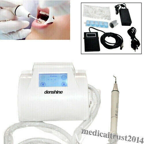 Touch Screen Dentist Dental Ultrasonic Piezo Scaler Scaling Handpiece 4 Tips Kit