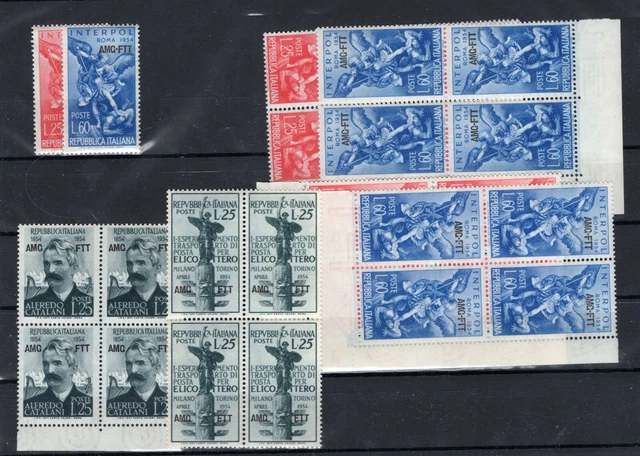 Italy Amg Vg Ftt Trieste Great Stock Enormous Catalogue Value All Perfect Mnh 12