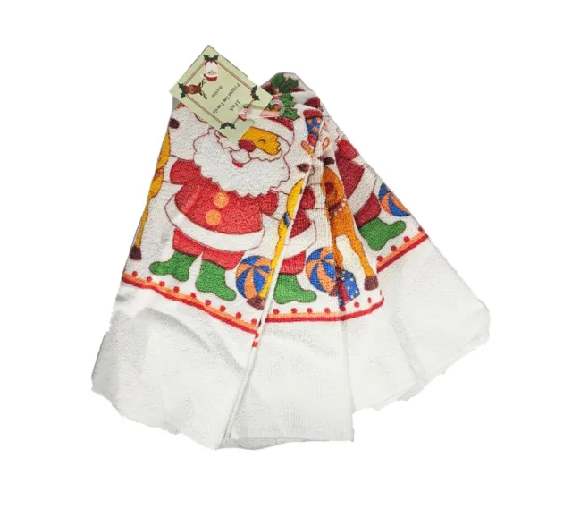 3 Pack Festive Christmas Tea Towel Home Kitchen Santa Snowman Novelty Xmas