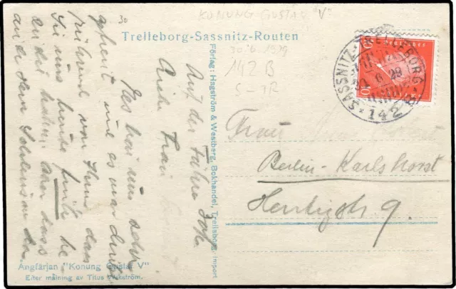 Deutsche Schiffspost allgemein, 1929, Brief