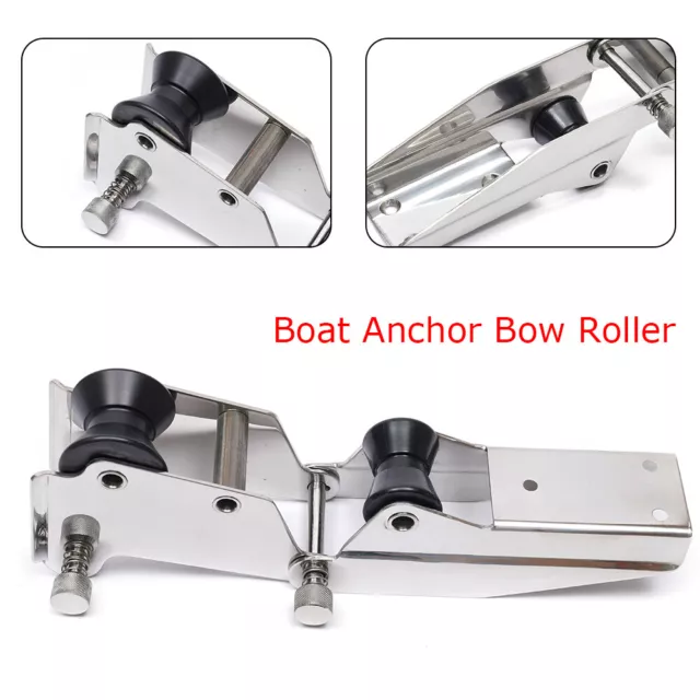 Stainless Steel Bow Anchor Self Launching Bow Roller Marine Boat Heavy Duty