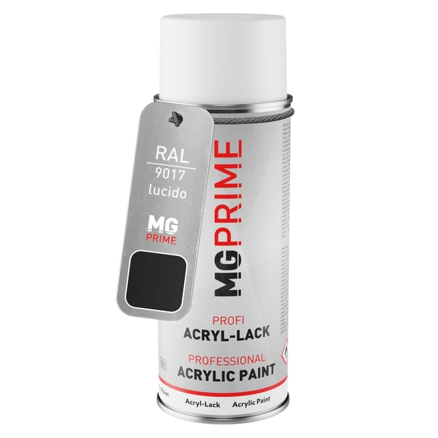 RAL 9017 Nero traffico Bomboletta spray 400 ml lucido asciugatura rapida