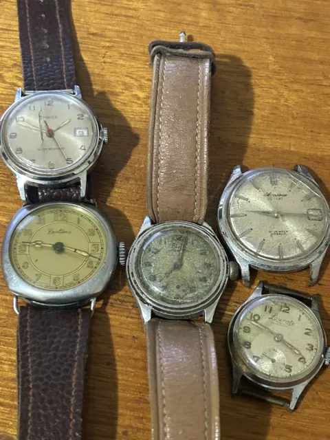 5 Assorted Vintage Wristwatches