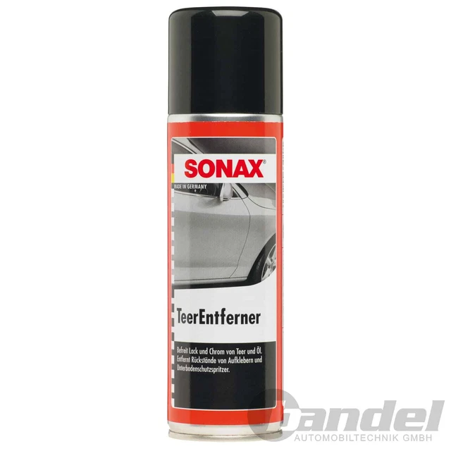 1x 300ml RIMOZIONE CATRAME SONAX AUTOCURA DETERGENTE VERNICE CURA VERNICE DOSE