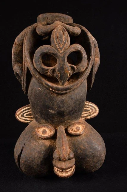17736 African Old Bamileke Mask / Mask Cameroon