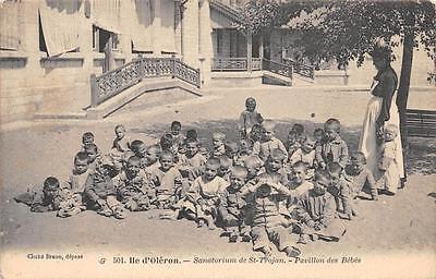 666571 CPA Ile-d'OLÉRON Sanatorium de St-TROJAN Pavillon des Bébés 