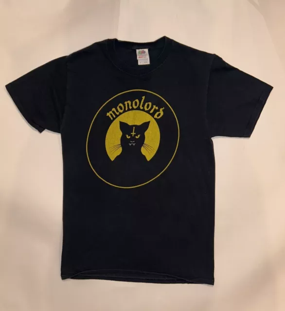 VTG MONOLORD BLACK CAT BAND TEE Swedish Black Metal / Black Sabbath / Dark Arts