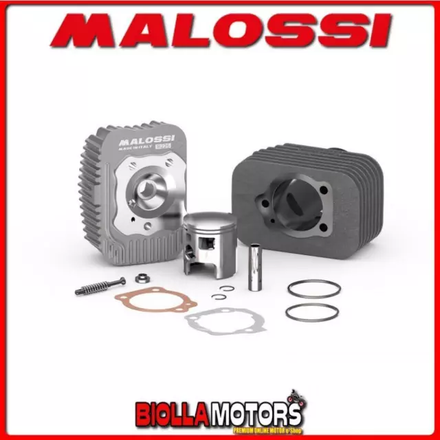 3118735 Gruppo Termico Malossi D.46,5 Sp.12 Ghisa Piaggio Ciao 50 2T