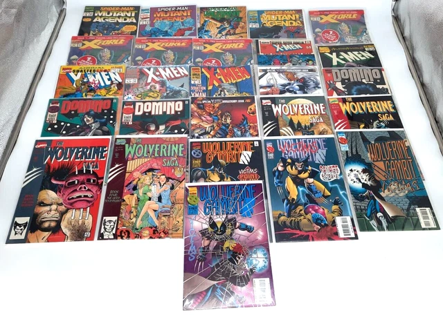Marvel Comics Misc. (Lot of 26) X-Men, Spider-Man, Wolverine, Domino, NM J9 (S)