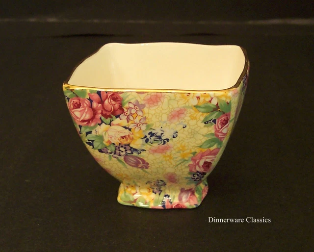 Royal Winton Grimwades Welbeck open sugar bowl new 1995 earthenware