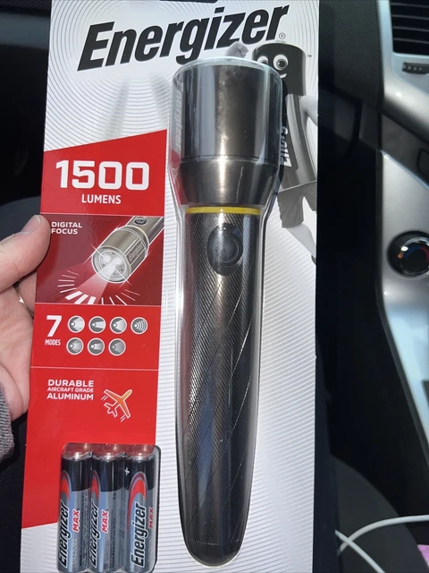 Energizer 1500 Lumen Metal Vision HD LED Torch