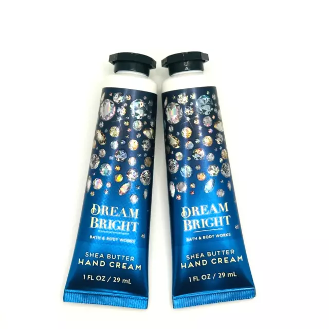 2-Pack Bath & Body Works DREAM BRIGHT Shea Hand Cream Lotion 1 oz Each