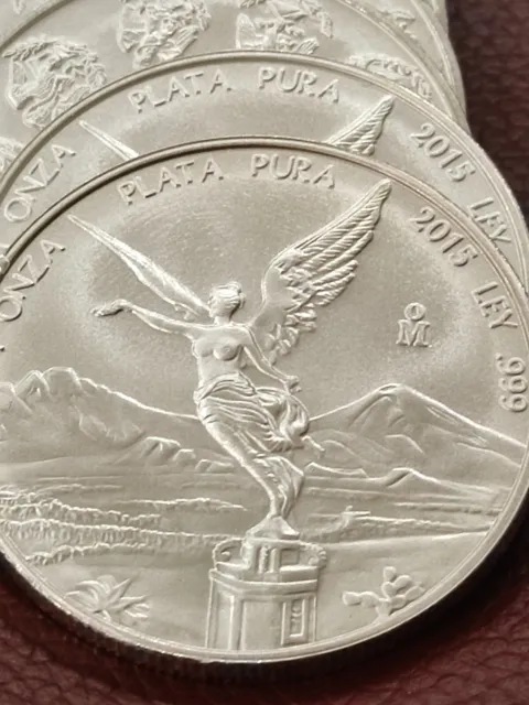 Mexican Libertad 1 Oz Silver Coin 2015