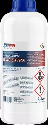 EUROLUB 836015 antigelo radiatore D-48 concentrato extra 1,5 litri blu verde BMW