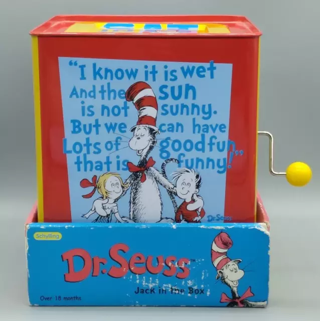 Dr Seuss Cat in the Hat Schylling Jack in the Box