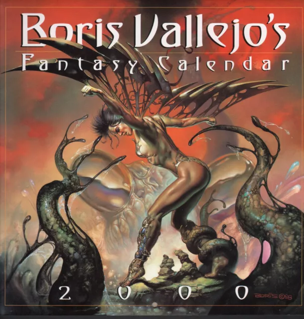 Calendario Fantasy Boris Vallejo 2000 - Workman Publishing Company - In Inglese