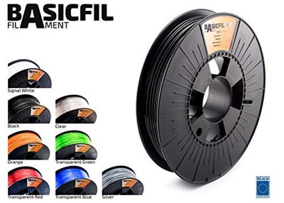 Bianco Basicfil PET 1.75mm 2.3 kg filamento per stampante 3D 