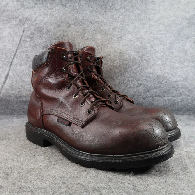 RED WING SHOES Mens 14 Boot Steel Toe Work EH Leather Supersole