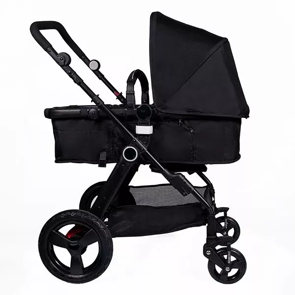 Boombay Evo Black. 2 en 1 - Sillita de paseo+capazo. Boombay Black color negro