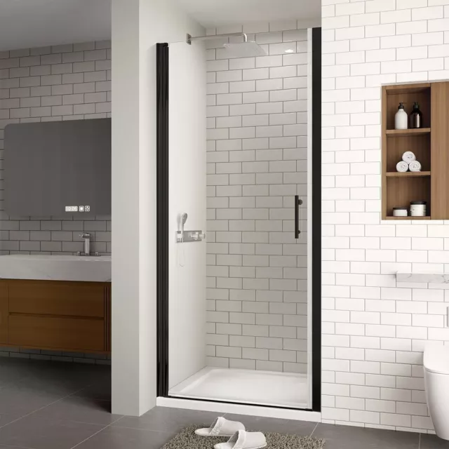 KPUY 30"/32"/34"/36" x 72" Frameless Pivot Swing Shower Door  1/4" Clear Glass