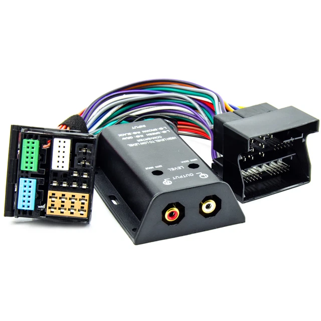 Adaptateur High Low Quadlock Plug & Play Pour Autoradio VW - Modèle HLC2 EM QUADLOCK 40