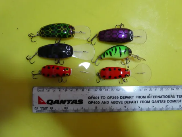 2x PFS Winged Cicada Fishing Lure Topwater Popper Crawler Freshwater Bream  Bass