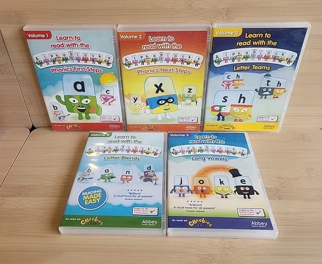 ALPHABLOCKS COMPLETE COLLECTION DVD Box Set - Vol 1-5