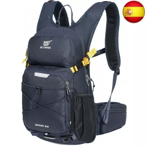 SKYSPER 15L/20L Mochilas para Ciclismo Ultraligero con Funda para Casco Mochila