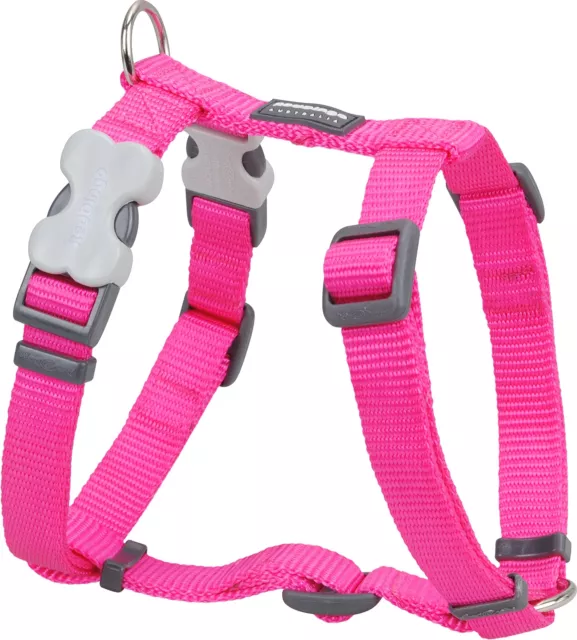 Red Dingo DH-ZZ-HP-SM Classic Dog Harness, Small, Hotpink s Hotpink