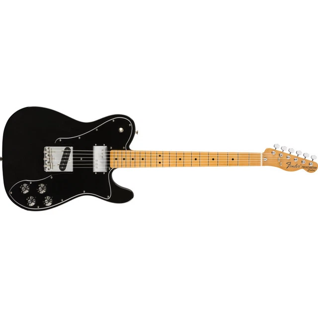 Fender Vintera '70s Telecaster Custom - touche érable - Noire (+ housse)