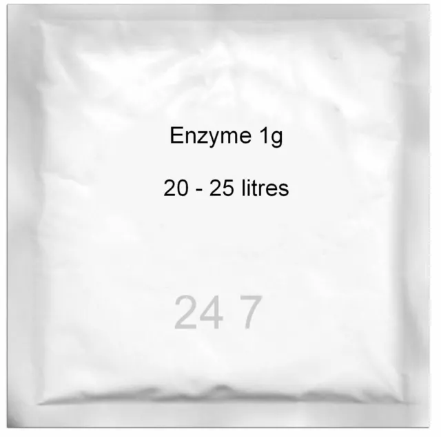 Pectinase Enzyme 1g (for 25L) for Homebrew Beer Wine & Cider making