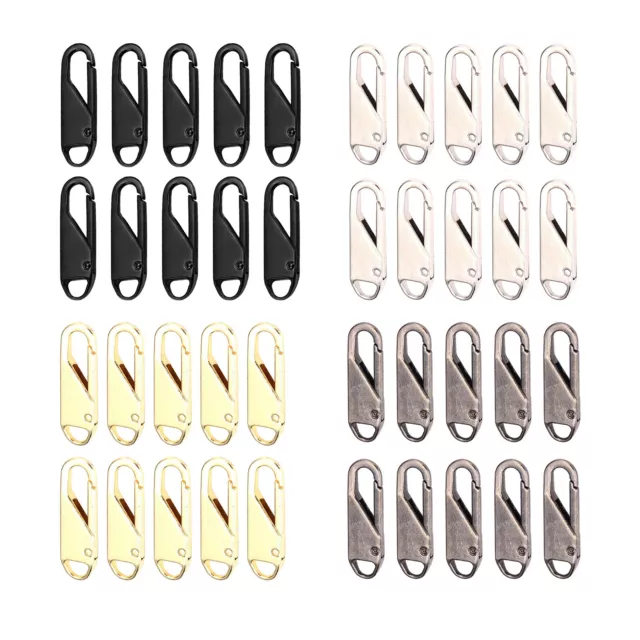 10 Pack Zipper Pull Zipper Repair Tab Fixer Broken Fastener Zipper Sliders