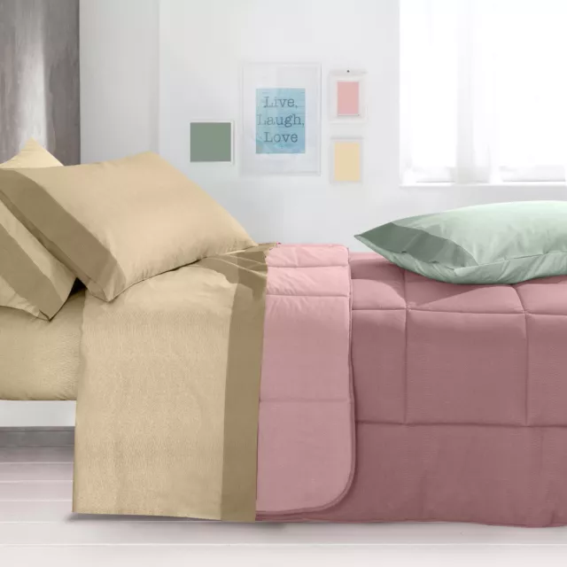 Completo letto lenzuolo Gabel CHROMO varie misure vari colori prodotto Italia