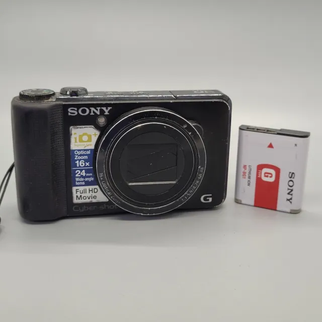 Sony Cybershot DSC-HX9V 16,2 MEGAPIXEL fotocamera digitale compatta testata nera