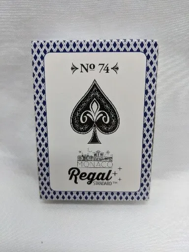 No 74 Monaco Regal Standard Poker Size Regular Index Playing Cards