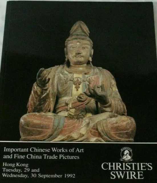 CHRISTIES SWIRE Chinese Works of Art Fine Trade Pictures Hong Kong Sept 1992 14