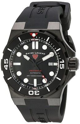 Swiss Legend Abyssos 2.0 Swiss Made Automatic Men’s Diver Watch WR1000M NEW