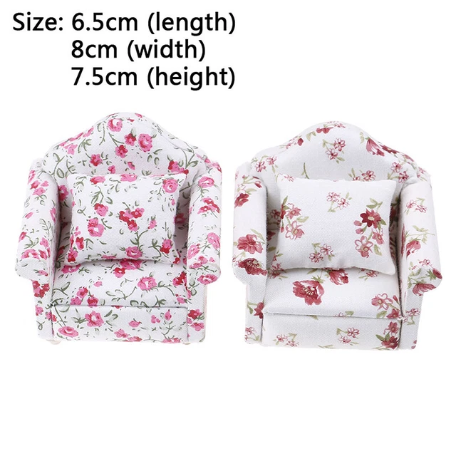 Supporto per fiori per casa delle bambole in scala 1:6. Mobile per bambole da 30 cm. - Italia