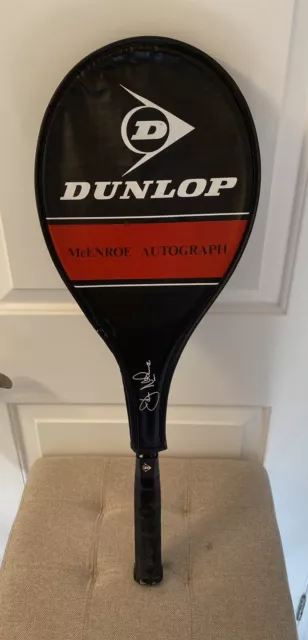 Vintage John McEnroe Autograph 1 Dunlop Mid-Size Graphite Tennis Racquet